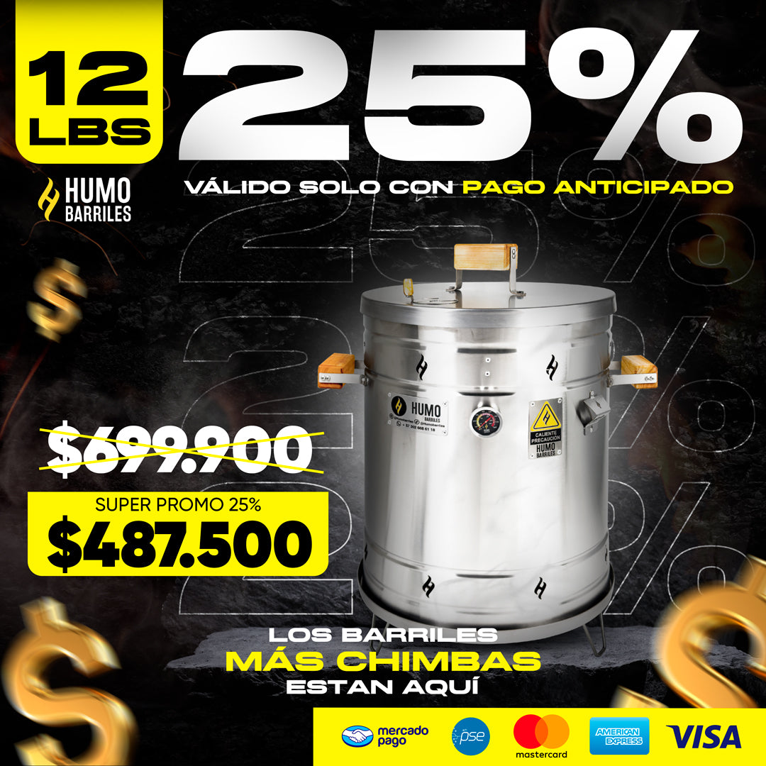 Barril 12LB Asador Pequeño