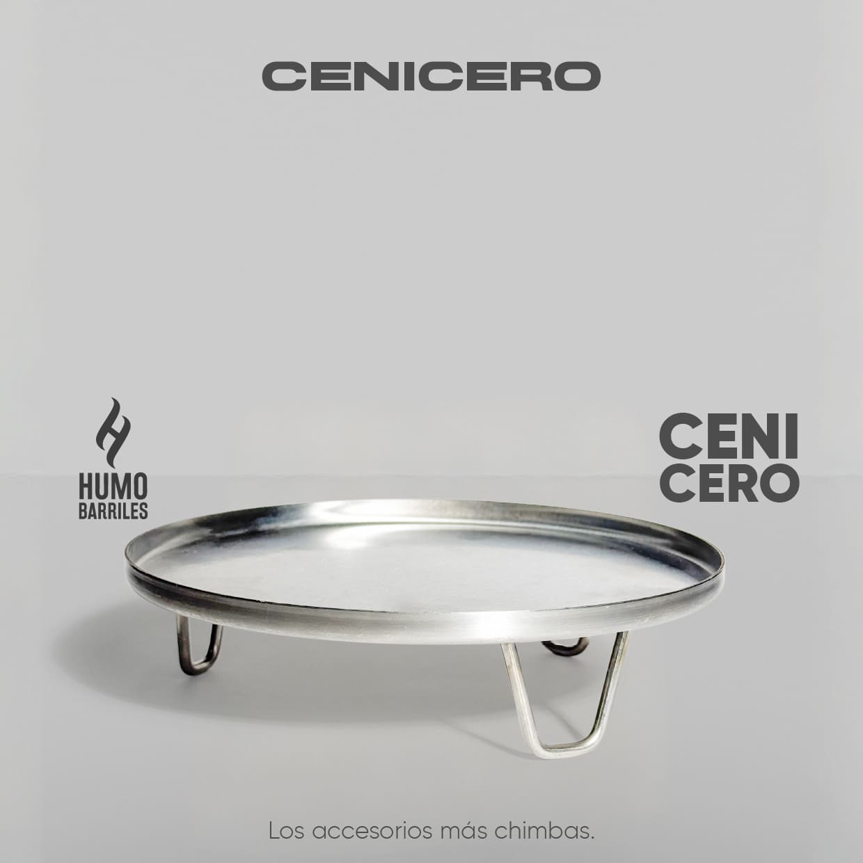 Accesorio Cenicero para Barril de 60 Libras de Humo Barriles