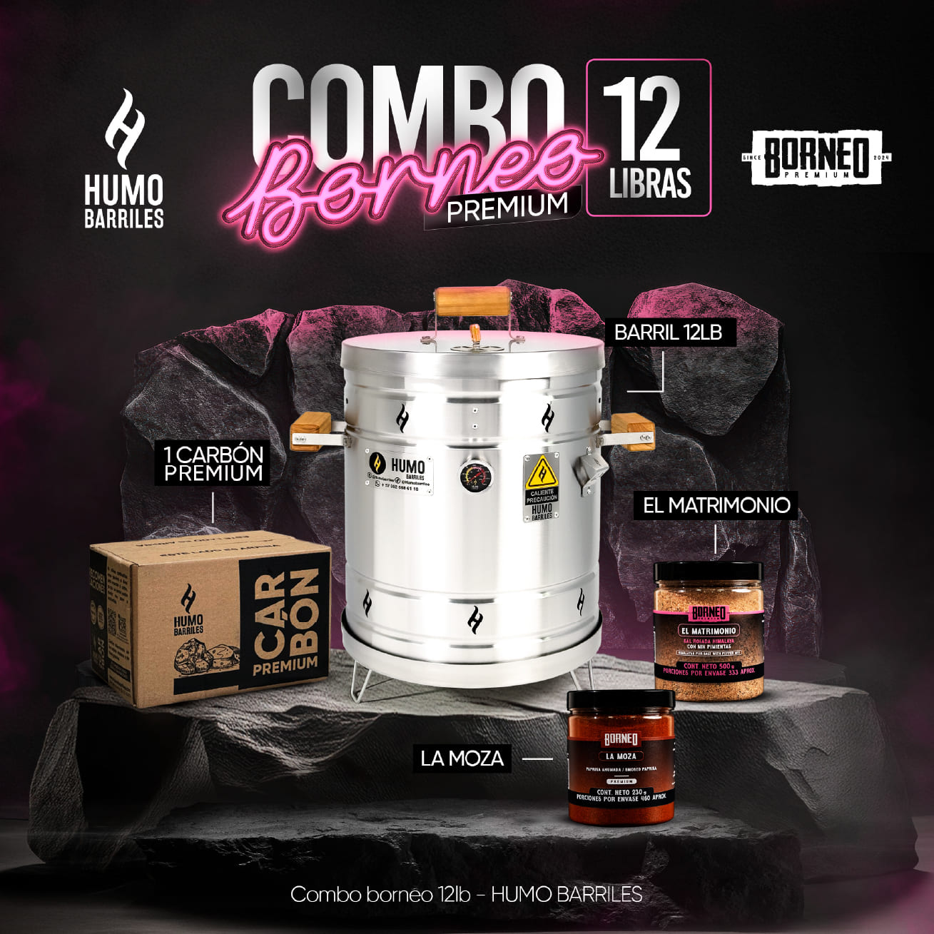 Combo 12 Borneo Premium
