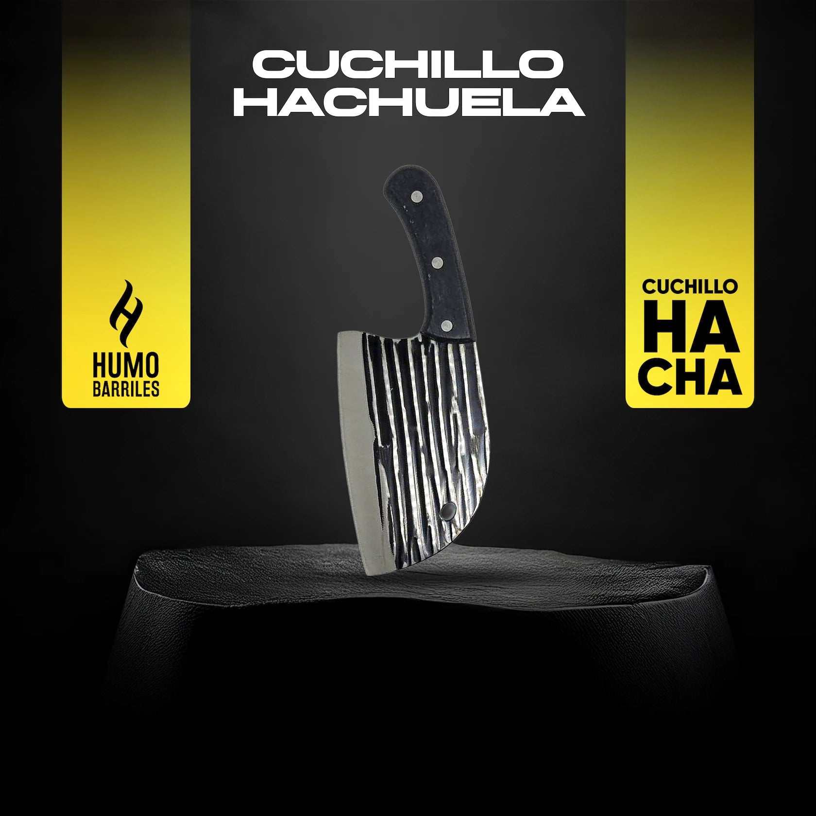 Cuchillo Hachuela de Humo Barriles