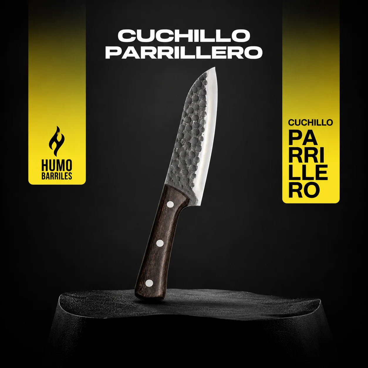 Cuchillo Parrillero Humo Barriles