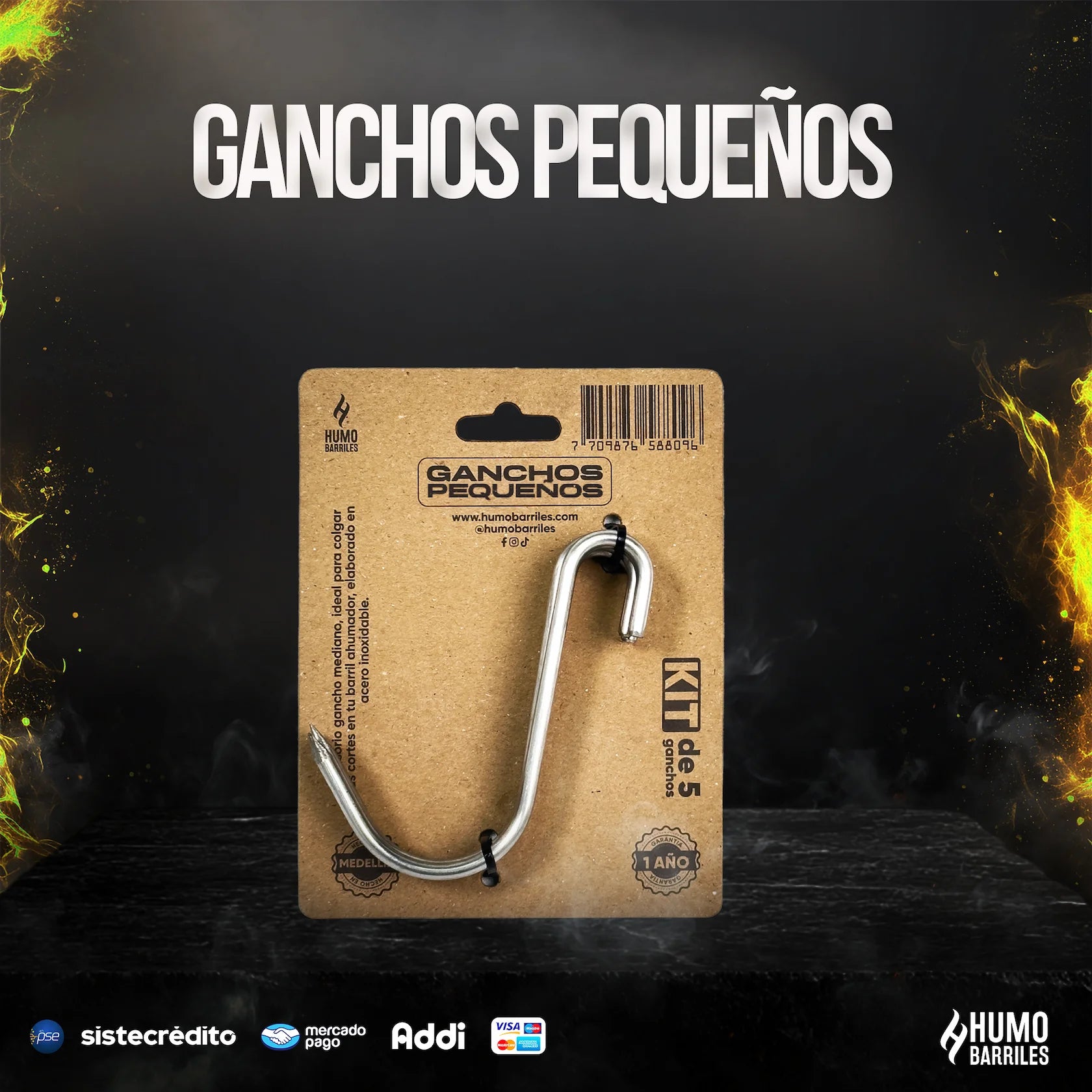 KIT de 5 Ganchos