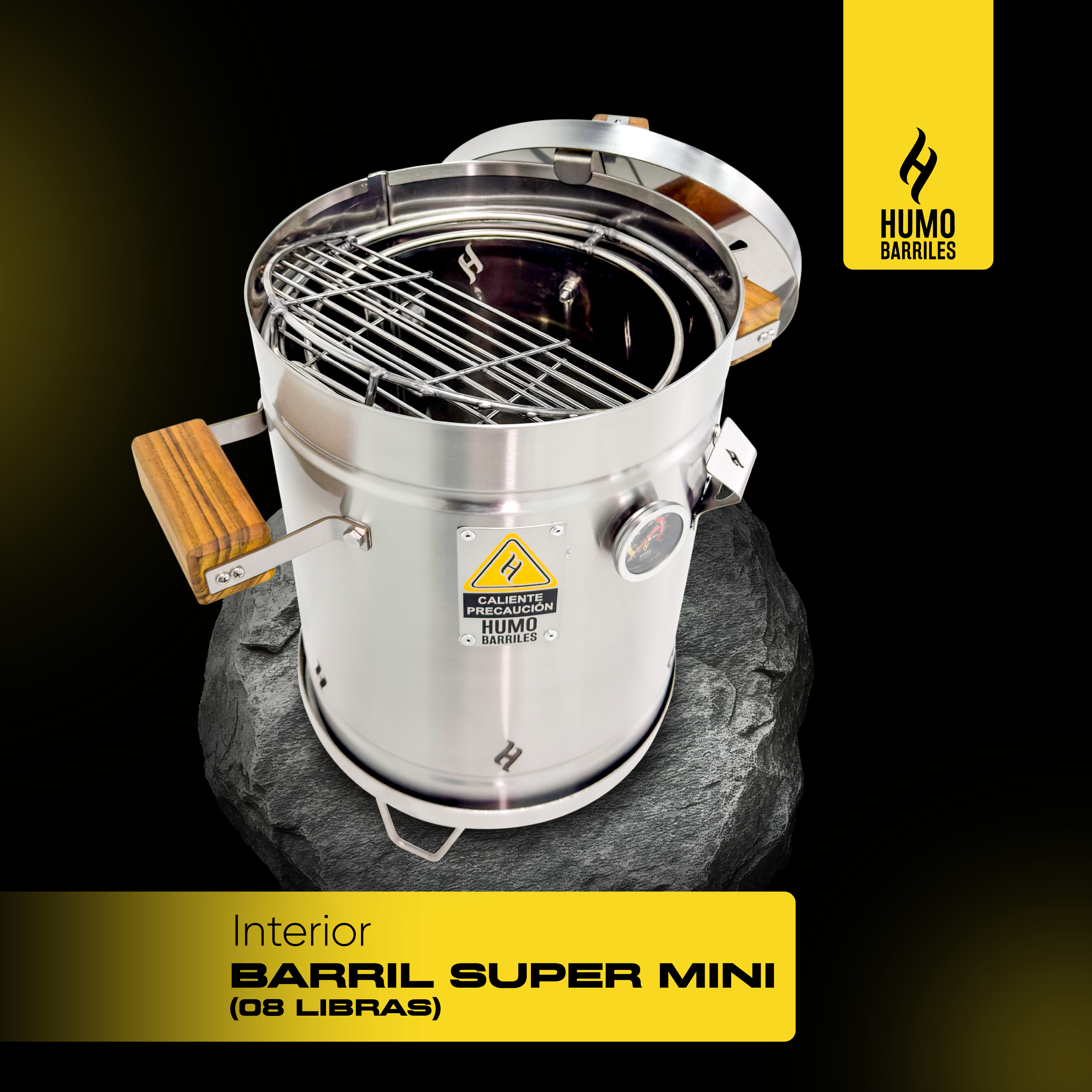 barril asador super mini fotografía interior