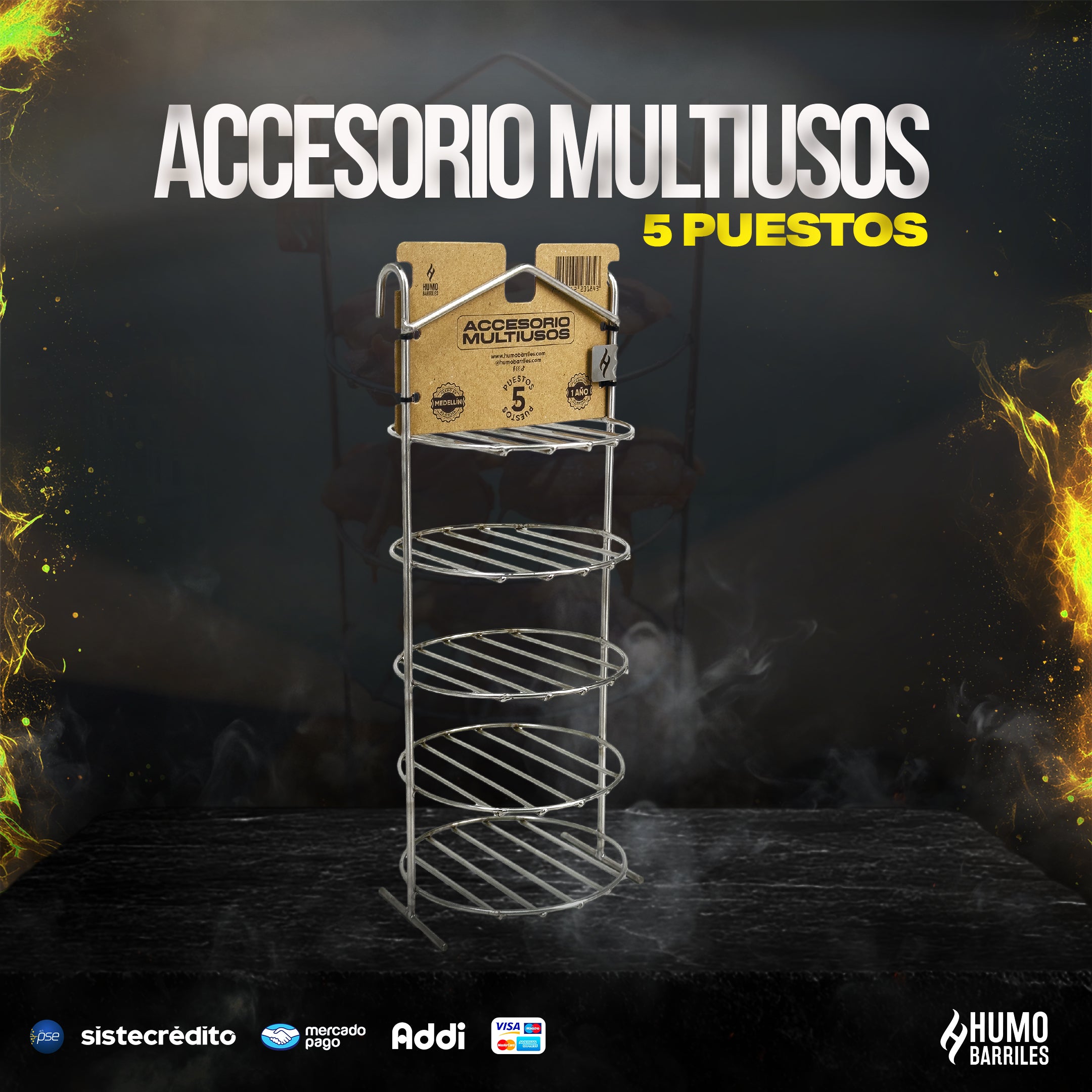 Accesorio Multiusos de 5 puestos
