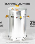 Barril Jumbo de 60 libras