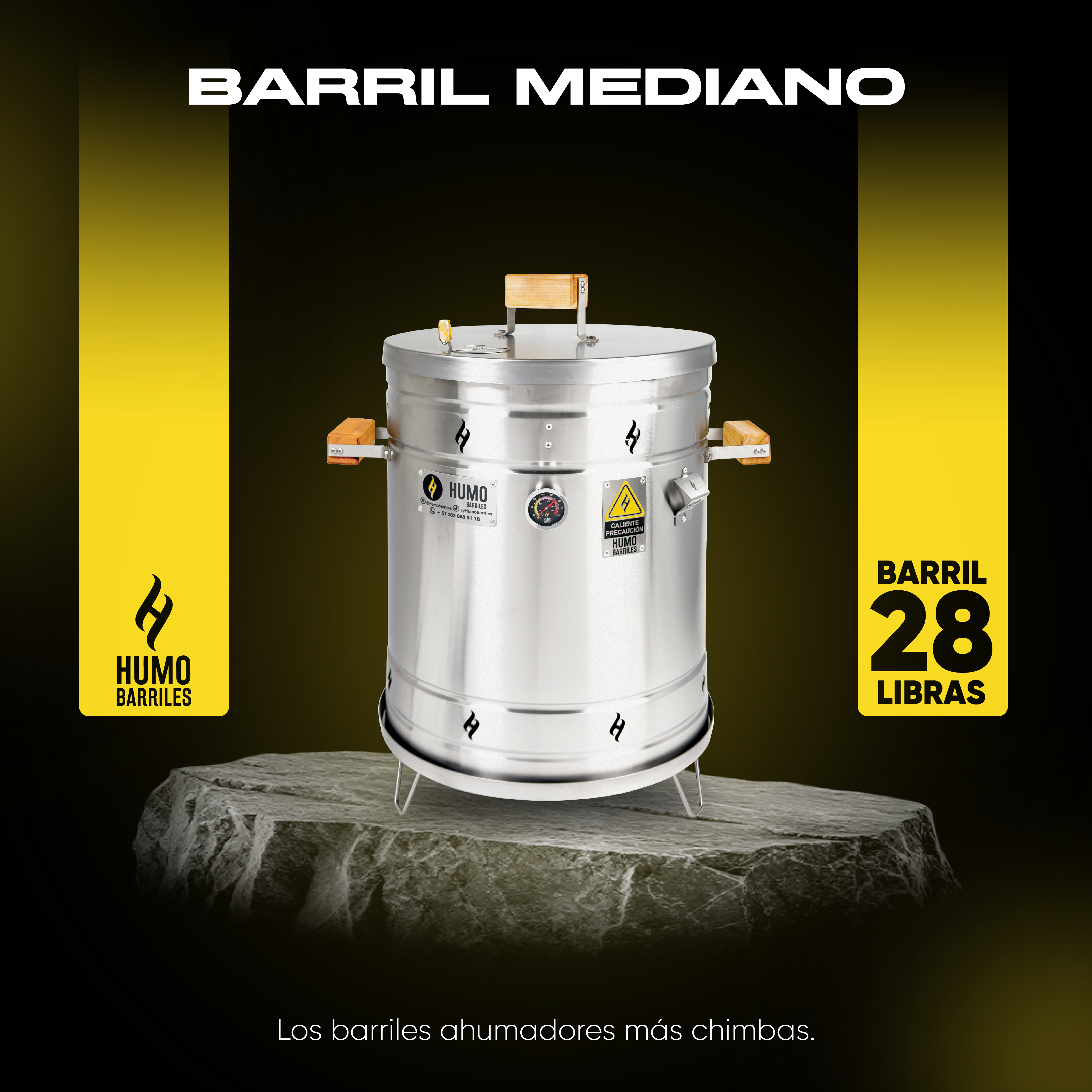 Barril Mediano de 28LB
