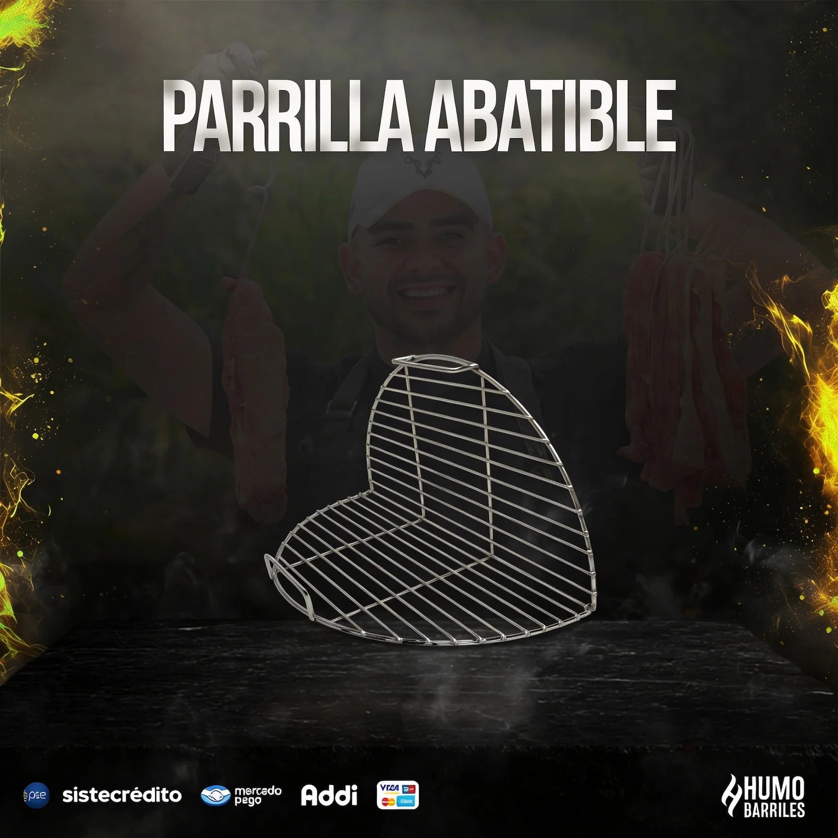 Parrilla Abatible