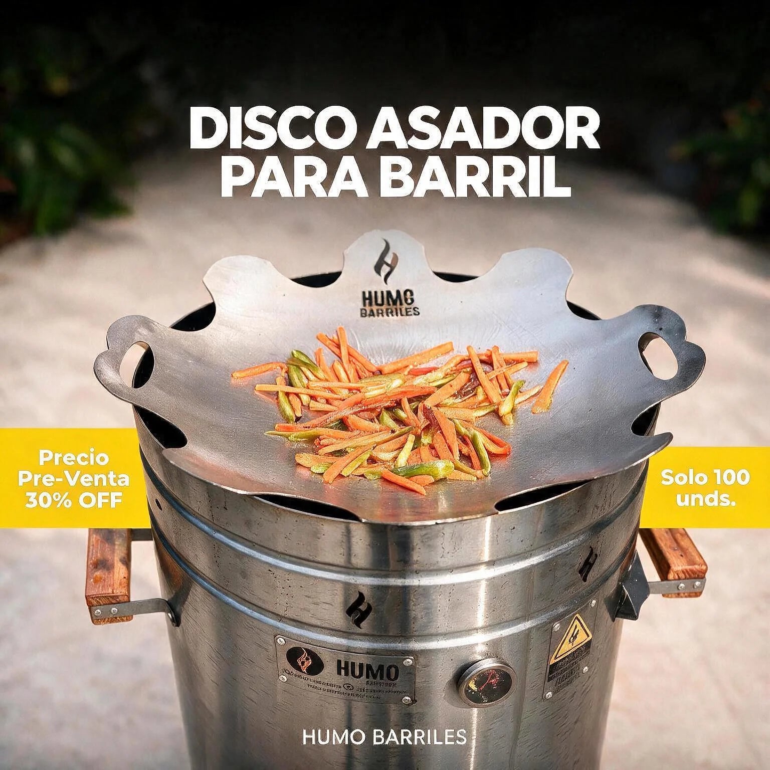 PRE - VENTA | Disco Asador Para Barril