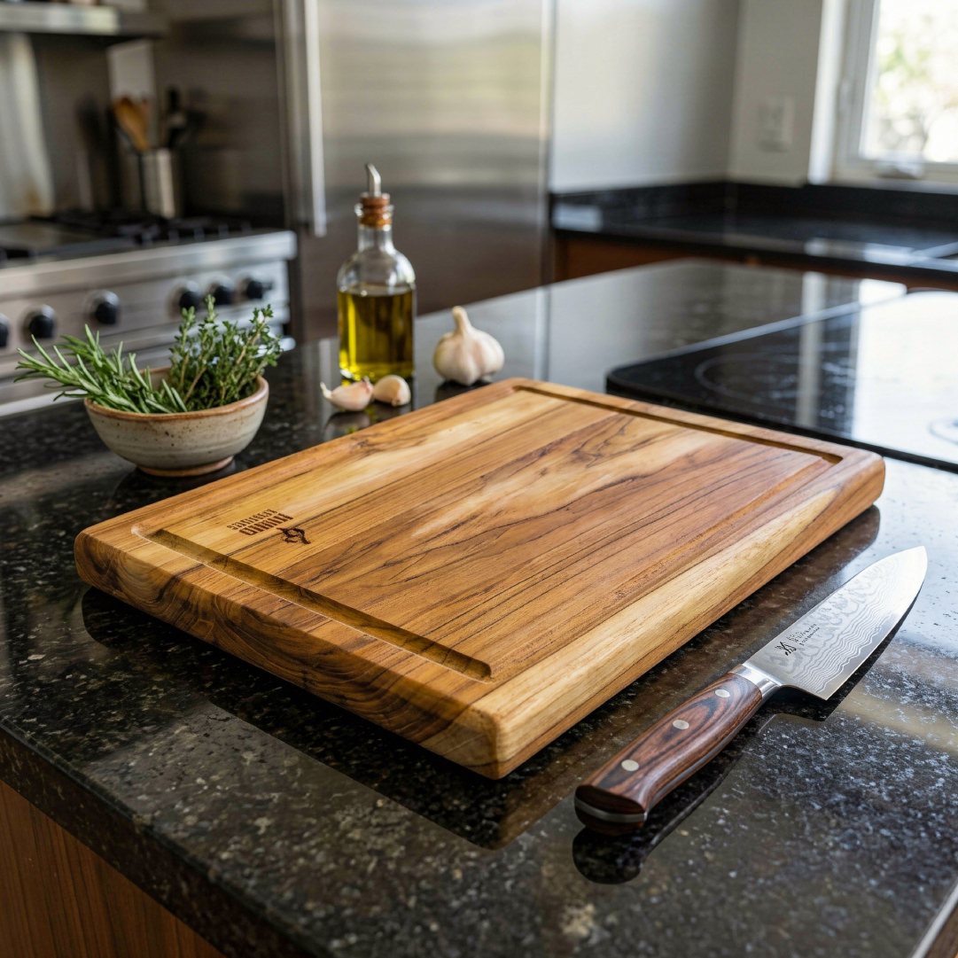 Tabla Premium en Madera Teca