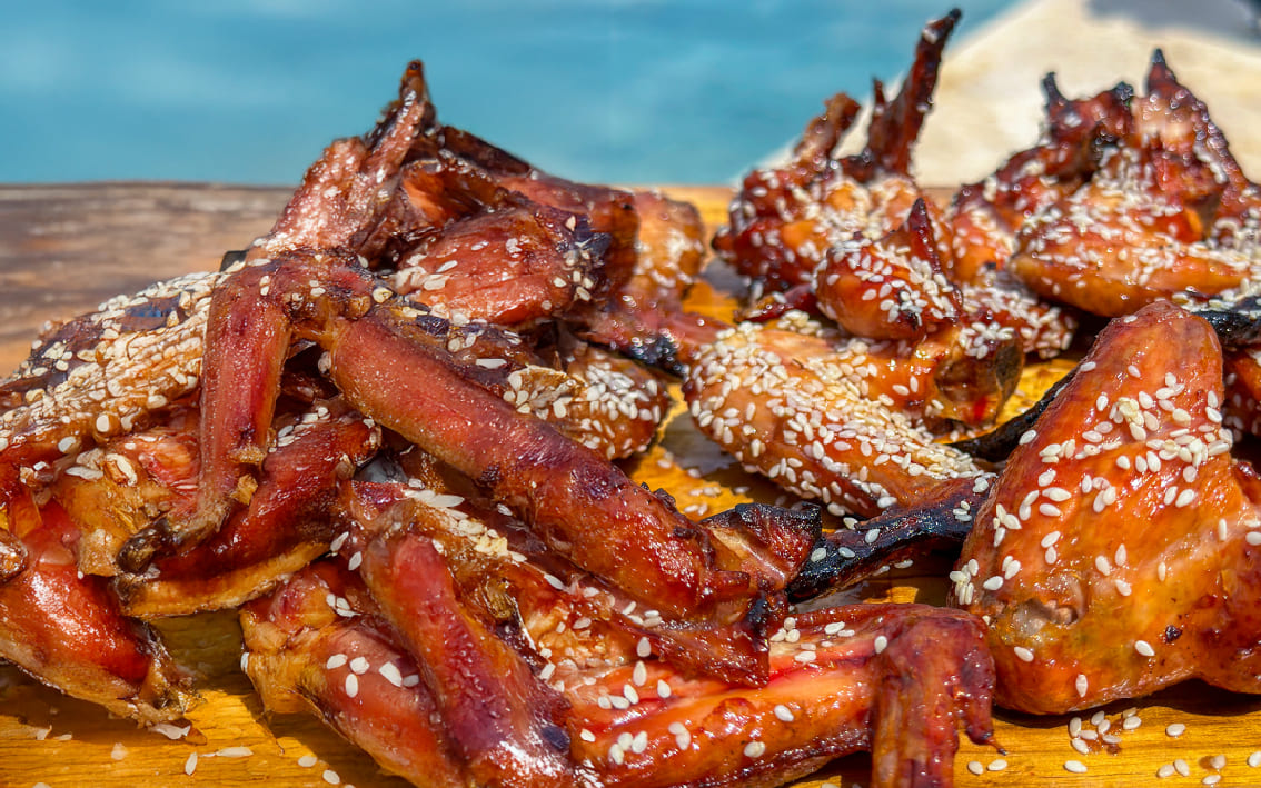 Alitas teriyaki
