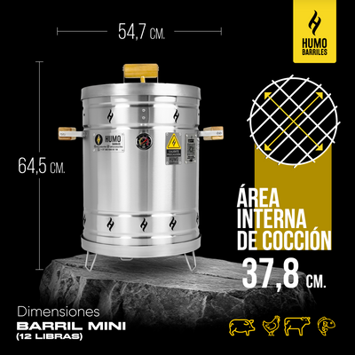 Barril 12LB Asador Pequeño