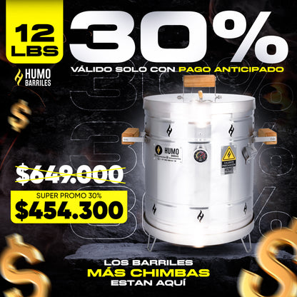 30% OFF Barril Mini de 12LB