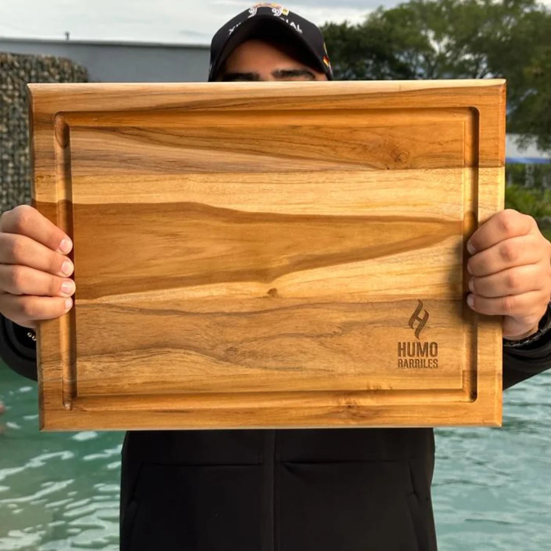 Tabla para Cortar Premium en Madera Teca