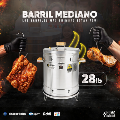 Barril 28LB Asador Mediano