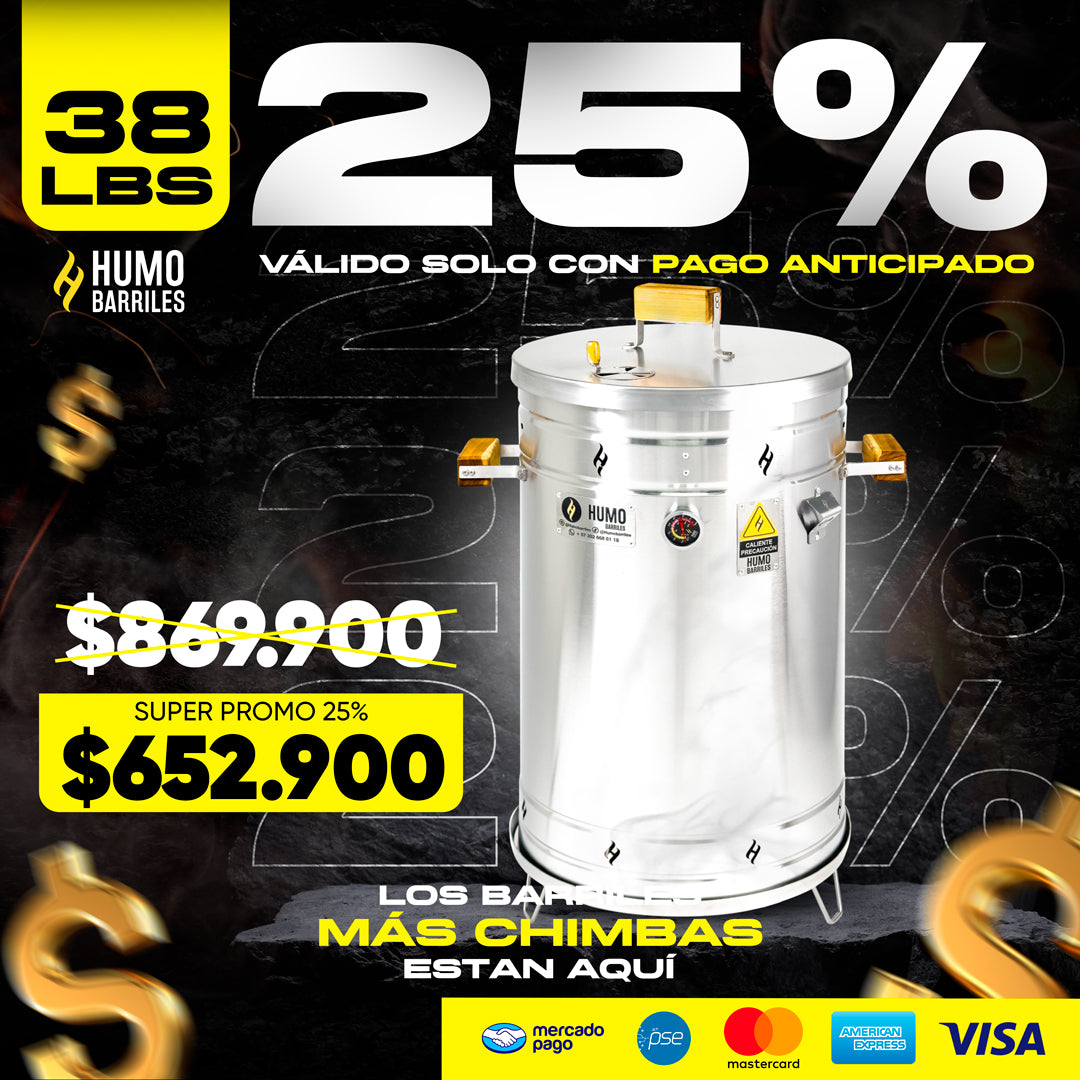 Barril 38LB Asador Grande