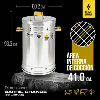Barril 38LB Asador Grande
