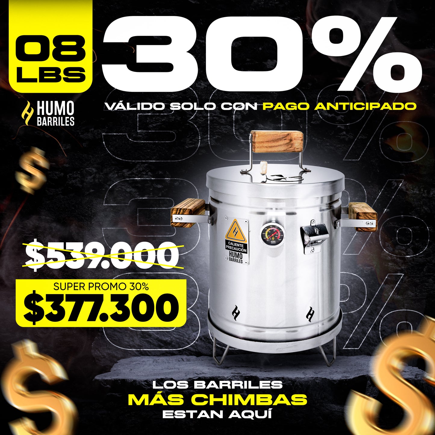 30% OFF Barril Pequeño