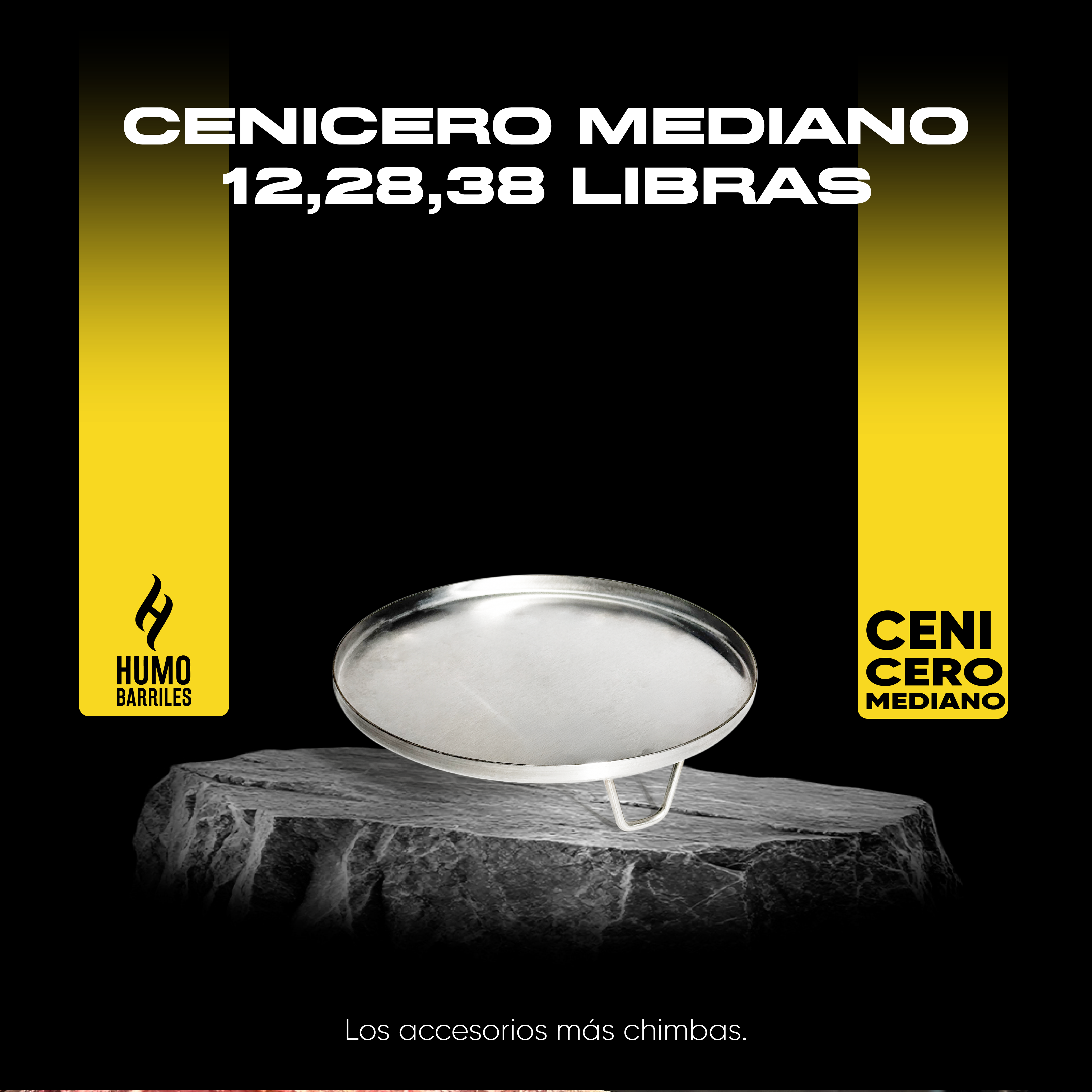 Cenicero Mediano (12,28,38 Libras)