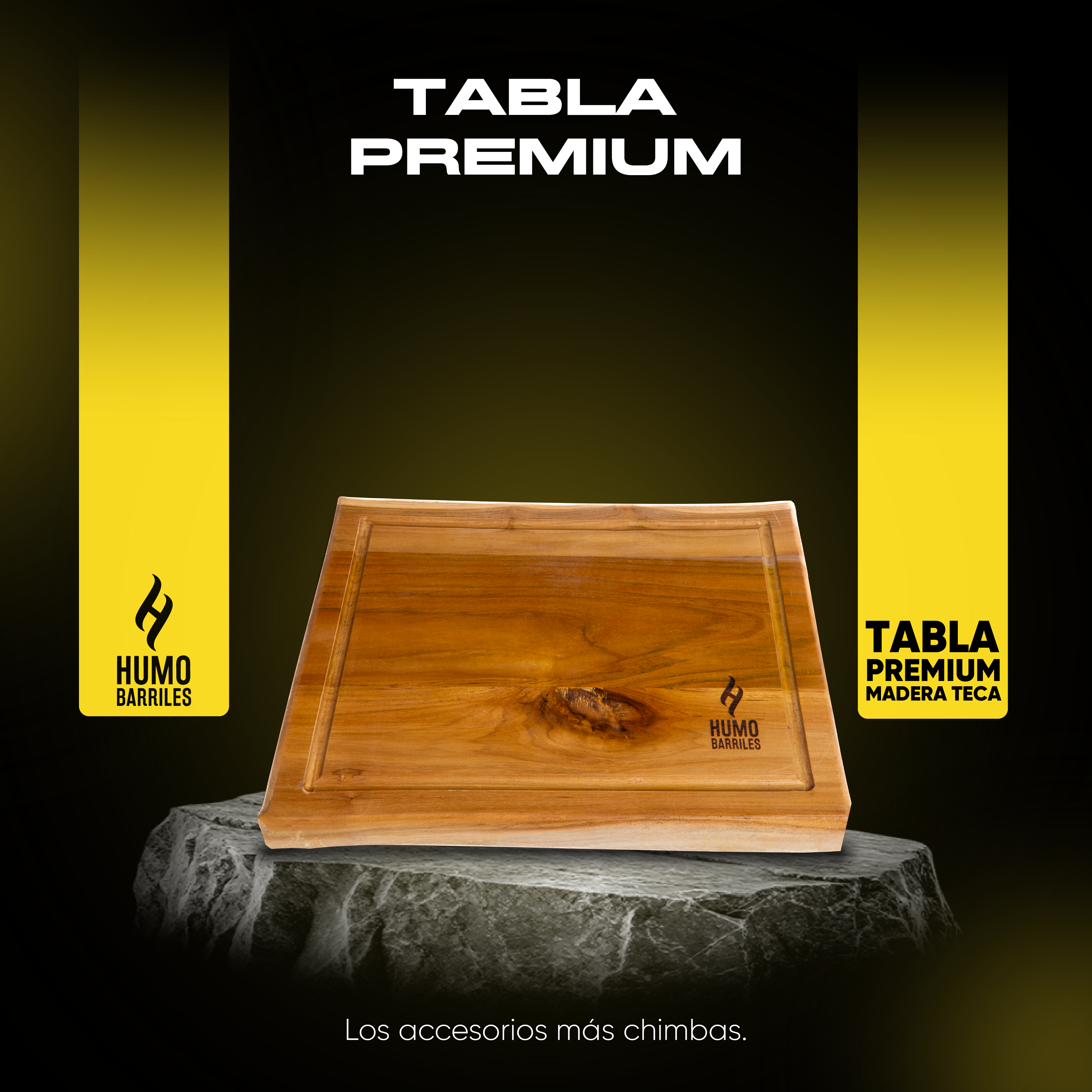 Tabla Premium en Madera Teca