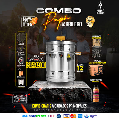 Combo Papá Barrilero 12 Lb