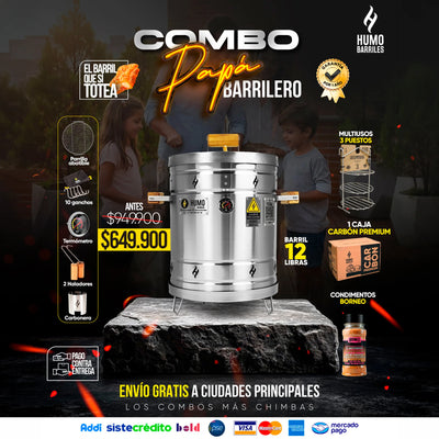 Combo Papá Barrilero 12 Lb