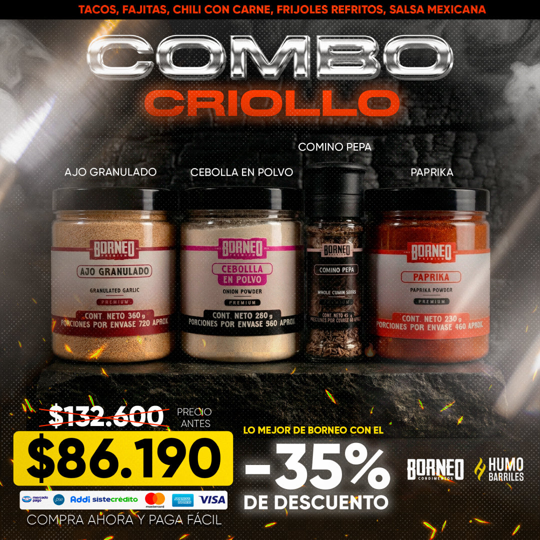 Combo BORNEO CRIOLLO
