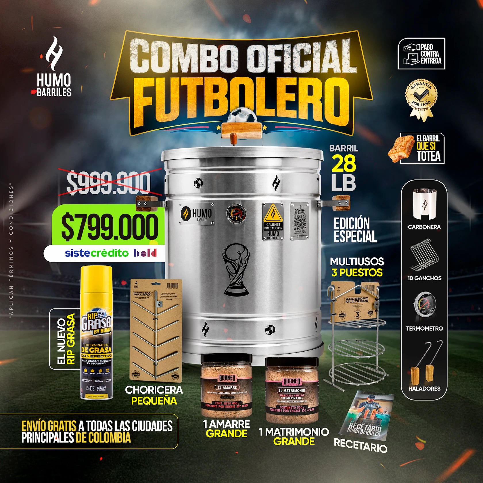 Combo Oficial Fútbolero