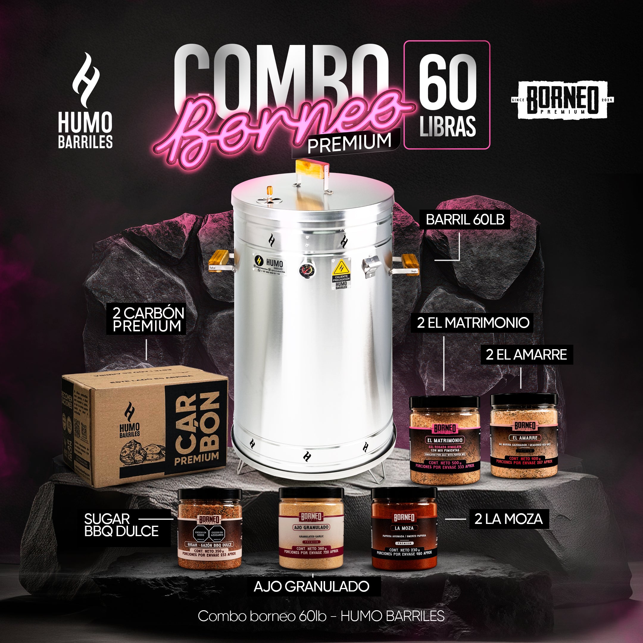 Combo 60 Borneo Premium