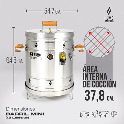 Combo Barril 12Lb + Borneo Premium