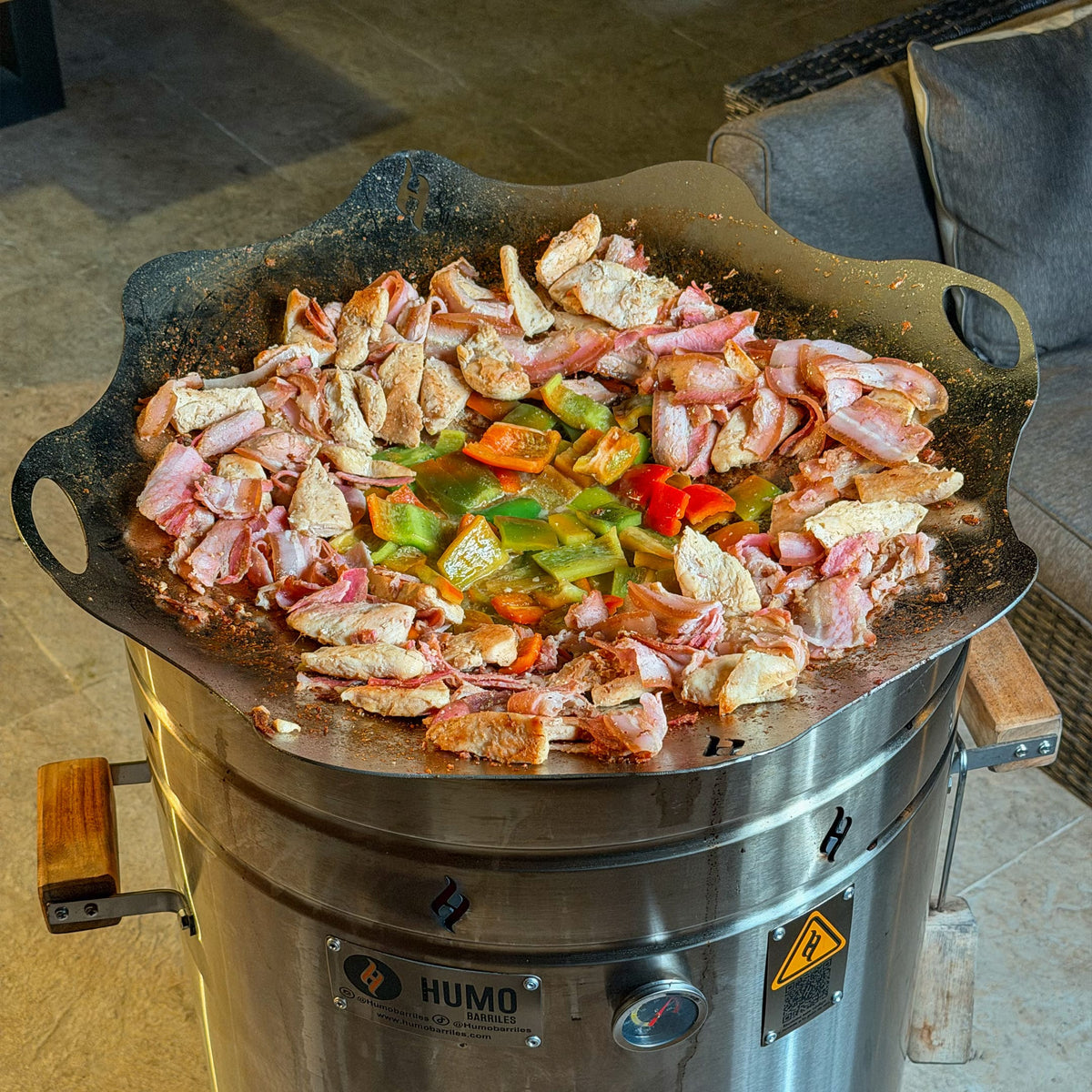 PRE - VENTA | COMBO Humo Disco Asador Para Barril + RIP Grasa Gratis