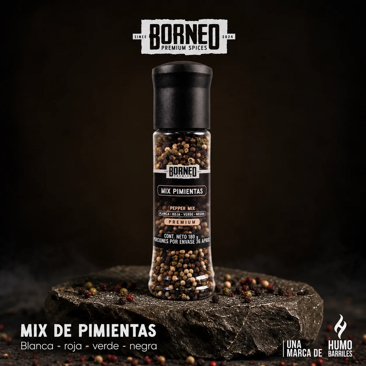 CONDIMENTO MIX DE PIMIENTAS 180 GR.
