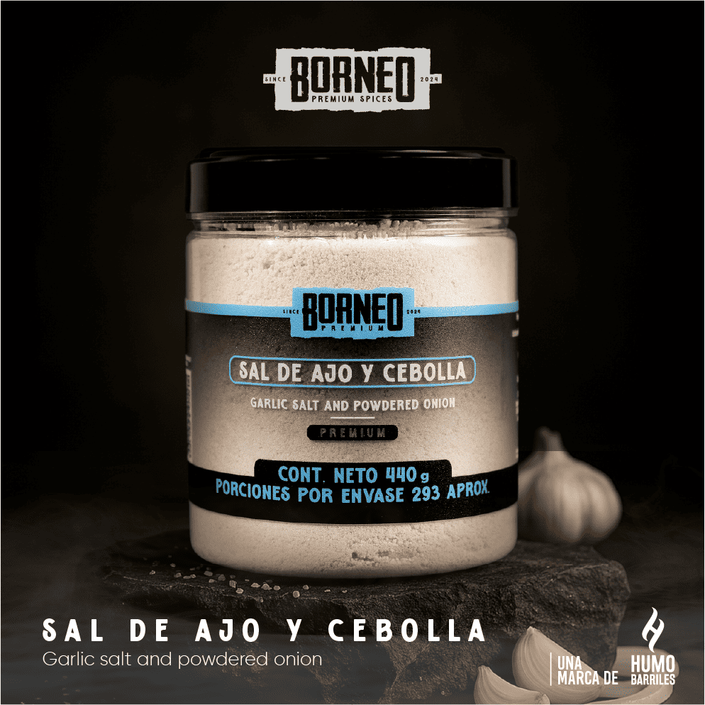 Sal de Ajo y Cebolla de  440 GR.