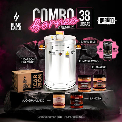 Combo Barril 38Lb + Borneo Premium