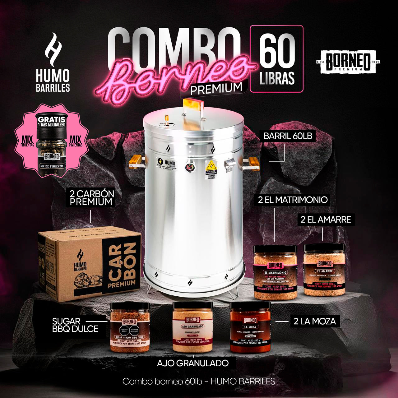 Combo 60 Borneo Premium