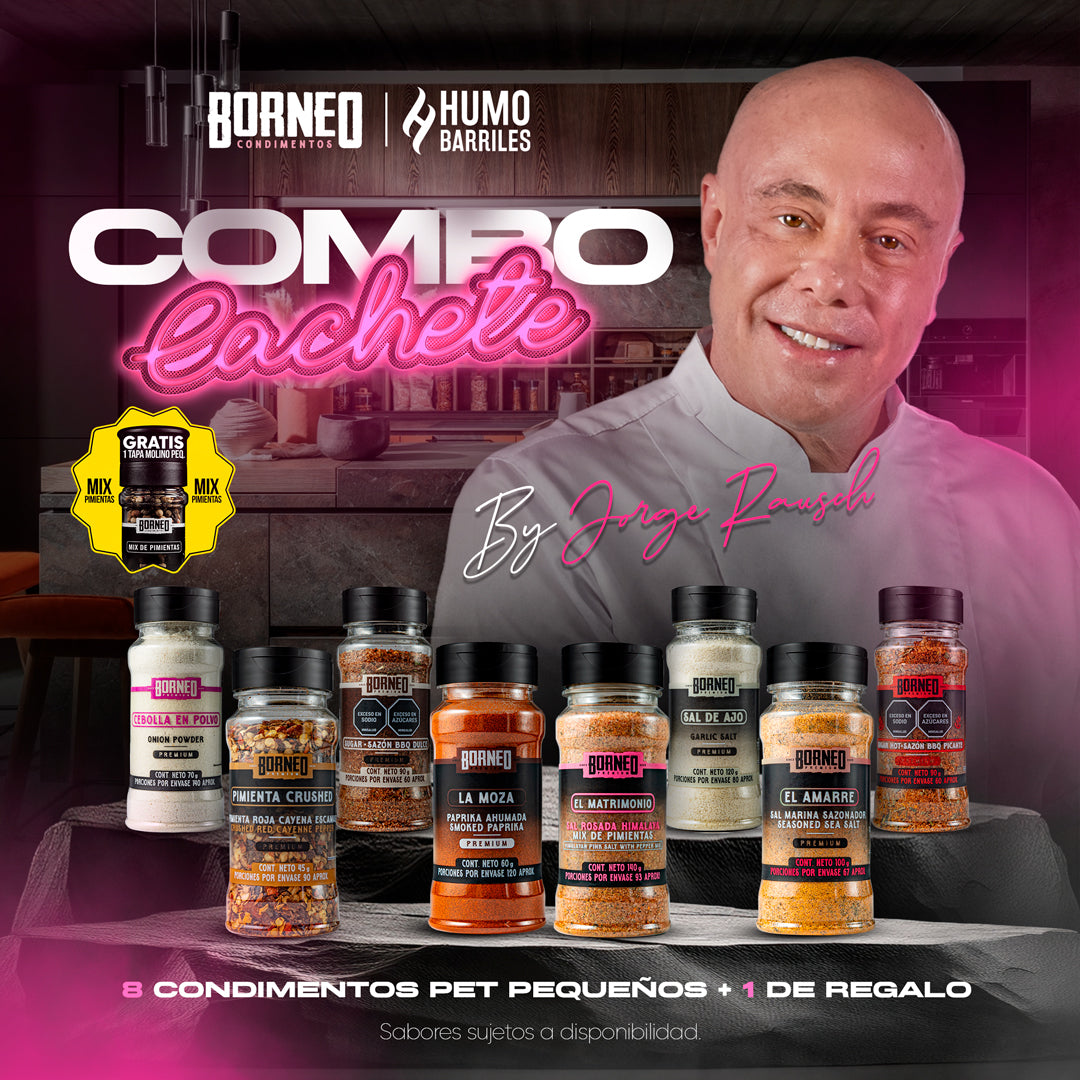 Combo Cachete Condimentos by Jorge Rausch