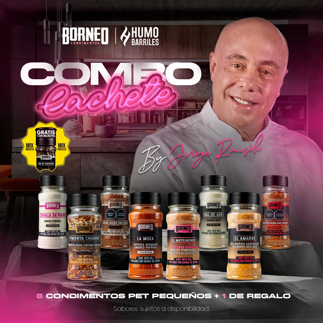 Combo Cachete Condimentos by Jorge Rausch