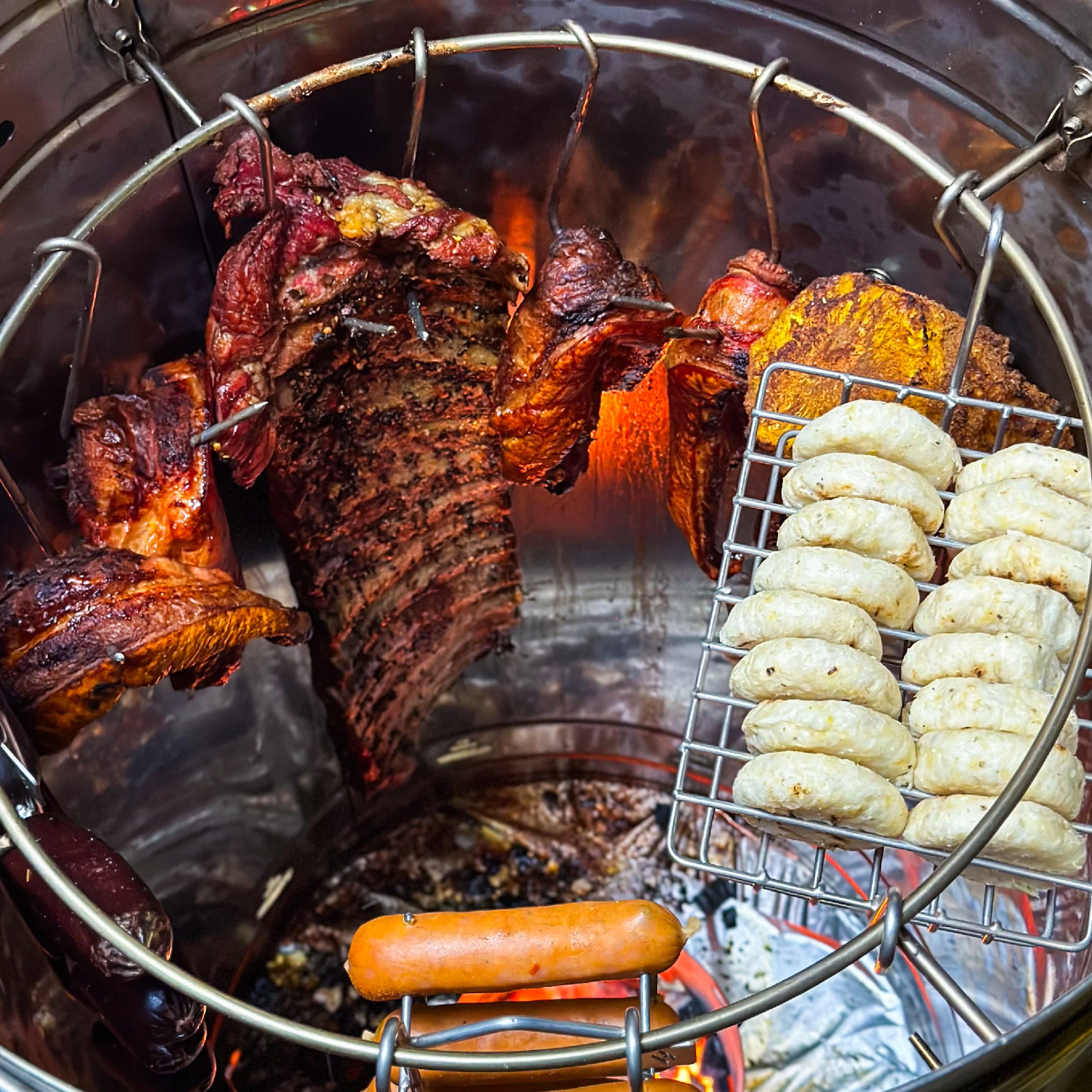 Combo Barril Asador 28 Lb para Papá