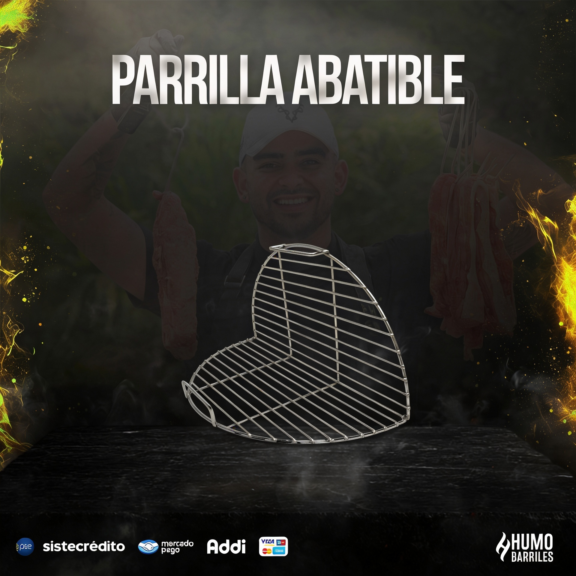 Parrilla Abatible