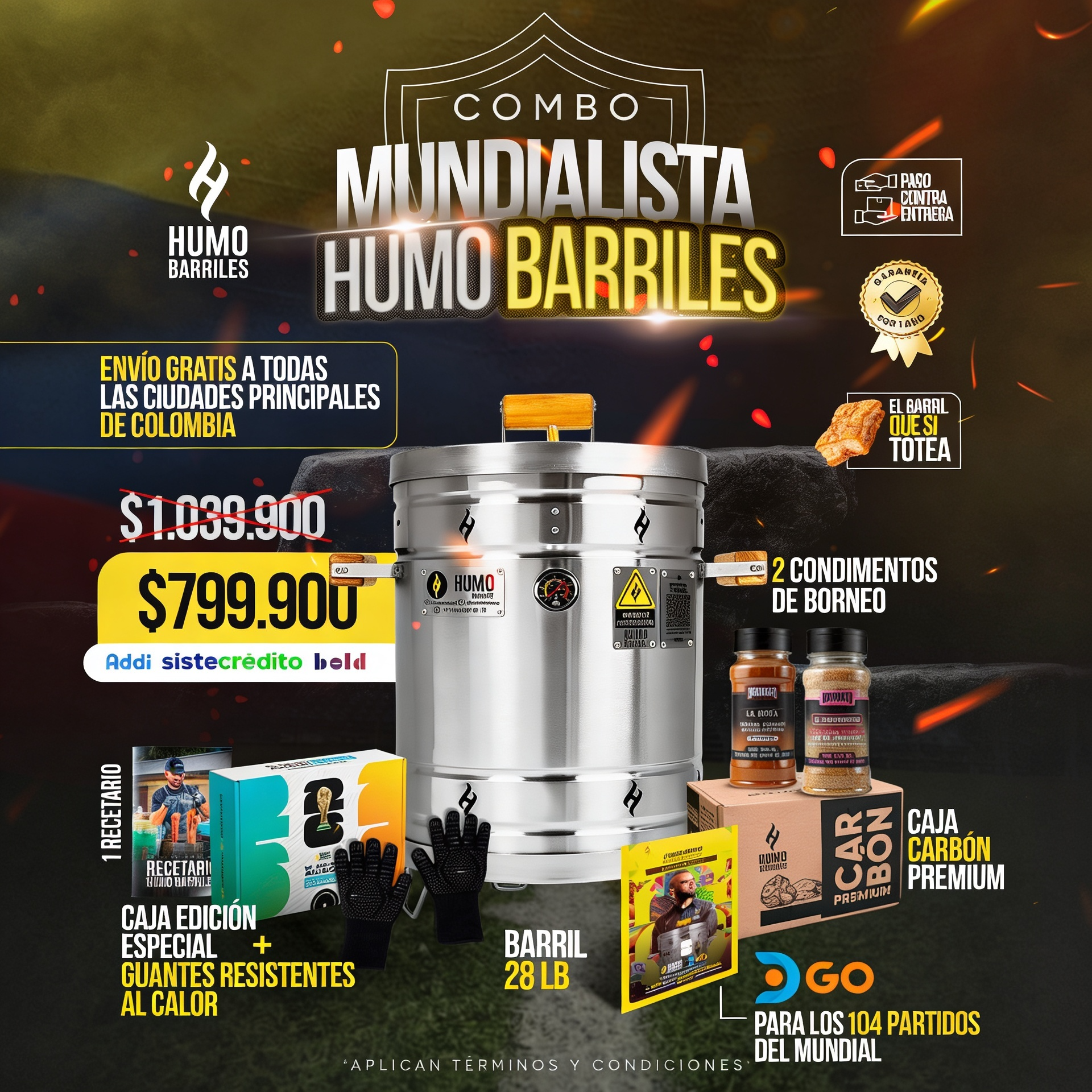 Combo Mundialista 28 Lb + DirecTV Go