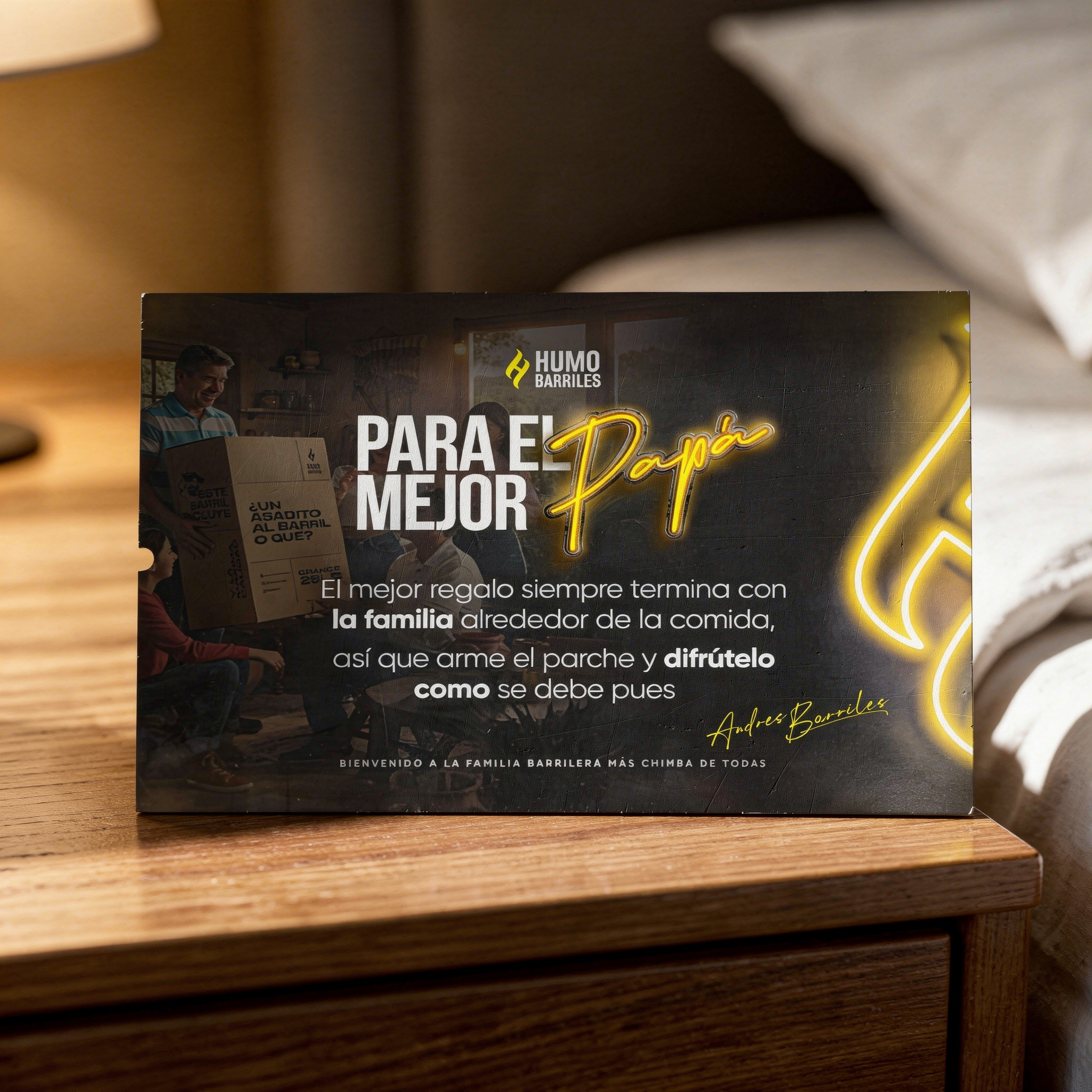 Combo Barril Asador 28 Lb para Papá