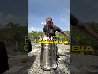 COMBO BARRIL ASADOR EDICION MUNDIAL 2026 + Carbón Premium