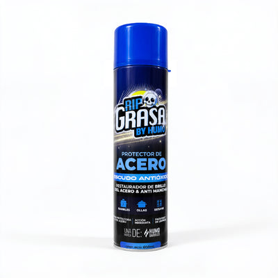Limpiador Protector de Acero RIP Grasa Humo Barriles 600 Ml
